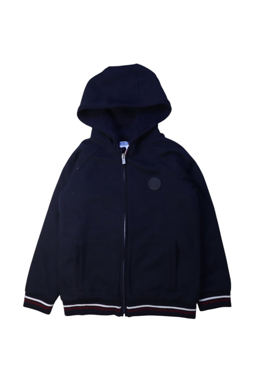 A Navy Hooded Sweatshirts from Jacadi in size 8Y for boy. (Front View)