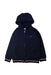 A Navy Hooded Sweatshirts from Jacadi in size 8Y for boy. (Front View)