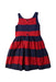 A Red Sleeveless Dresses from Polo Ralph Lauren in size 4T for girl. (Back View)