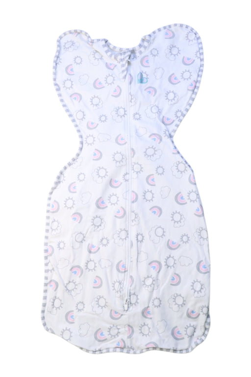 A White Swaddles from Love To Dream in size 3-6M for girl. (Front View)