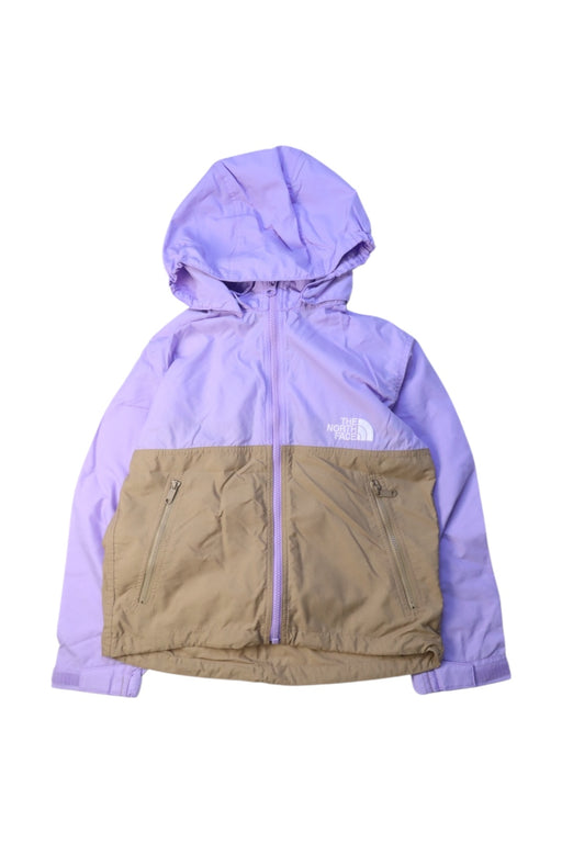 A Purple Lightweight Jackets from The North Face in size 5T for neutral. (Front View)