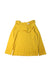 A Yellow Long Sleeve Tops from COS in size 6T for girl. (Front View)