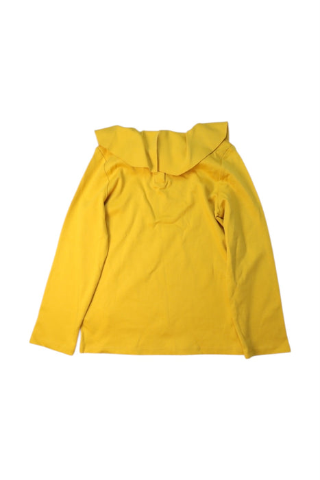 A Yellow Long Sleeve Tops from COS in size 6T for girl. (Back View)