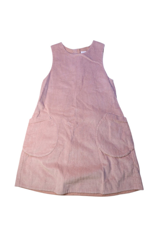 A Pink Sleeveless Dresses from COS in size 6T for girl. (Front View)