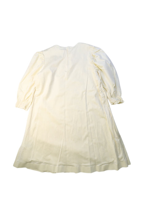 A Ivory Long Sleeve Dresses from COS in size 6T for girl. (Back View)