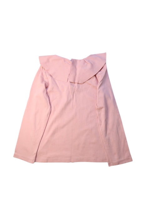 A Pink Long Sleeve Tops from COS in size 6T for girl. (Back View)