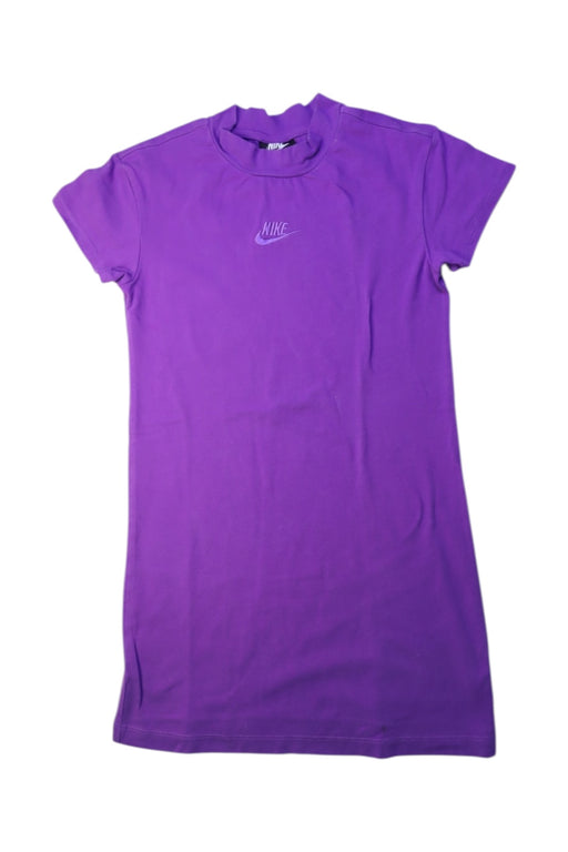 A Purple Short Sleeve Dresses from Nike in size 6T for girl. (Front View)