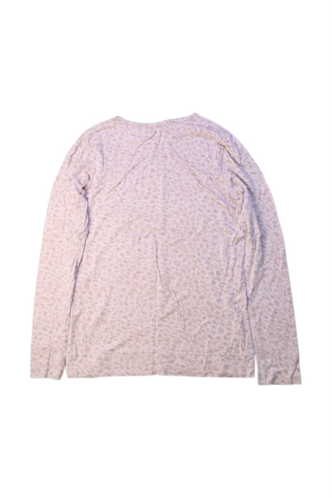 A Pink Long Sleeve Tops from MarMar in size 6T for girl. (Back View)