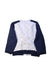 A White Cardigans from Petit Bateau in size 6T for boy. (Back View)