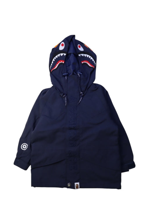 A Navy Lightweight Jackets from Bape by A Bathing Ape in size 2T for boy. (Front View)