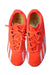 A Orange Cleats/Soccer Shoes from Adidas in size 11Y for neutral. (Back View)