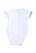 A White Short Sleeve Bodysuits from Jacadi in size 6-12M for boy. (Back View)