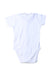 A White Short Sleeve Bodysuits from Petit Bateau in size 6-12M for boy. (Back View)