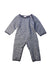 A Grey Long Sleeve Rompers from Zef in size 6-12M for neutral. (Front View)