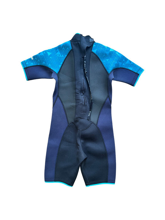 A Blue Wetsuits from TYR in size 10Y for neutral. (Back View)