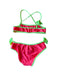A Red Bikinis from Bonpoint in size 8Y for girl. (Back View)