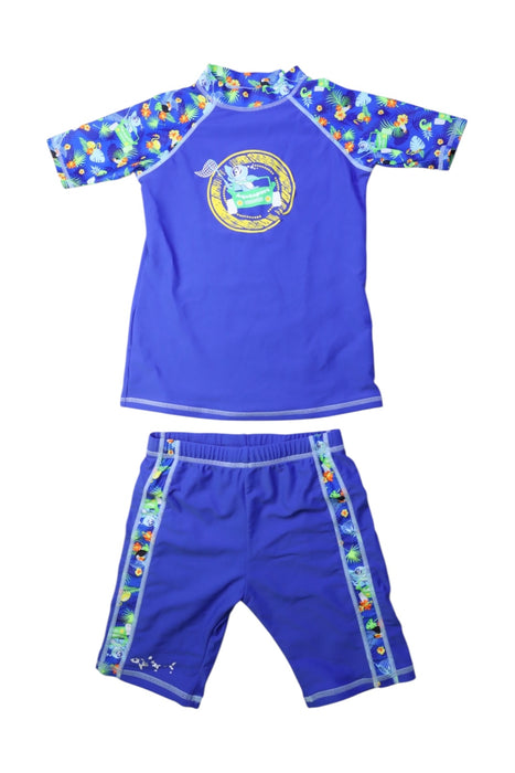 A Blue Rash Guards from Polo Ralph Lauren in size 6T for boy. (Front View)