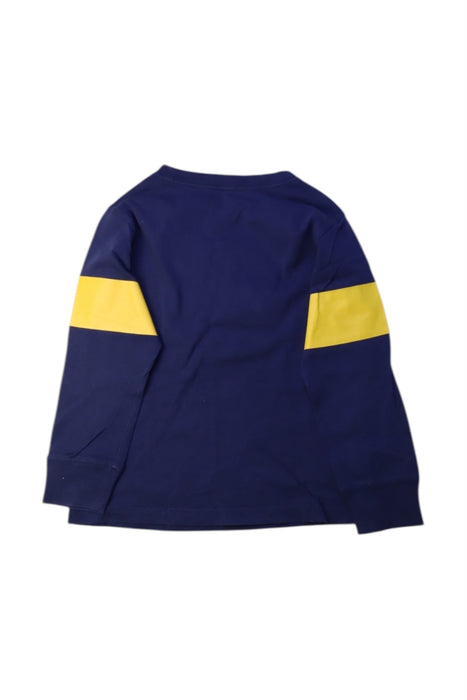 A Navy Long Sleeve T Shirts from Polo Ralph Lauren in size 3T for boy. (Back View)