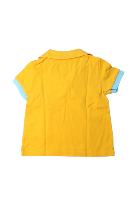 A Yellow Short Sleeve Polos from Vilebrequin in size 4T for boy. (Back View)