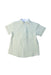 A Green Short Sleeve Shirts from Le Petit Society in size 2T for boy. (Front View)