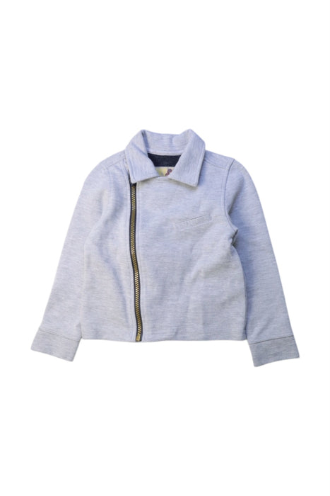 A Grey Lightweight Jackets from IKKS in size 3T for neutral. (Front View)