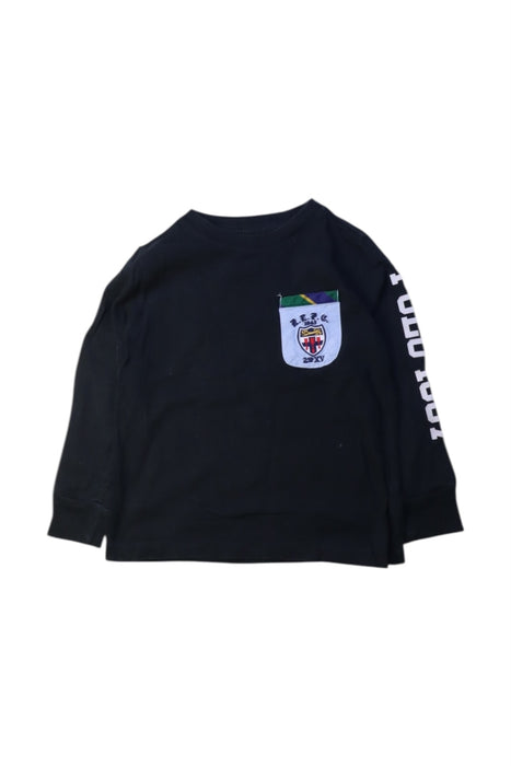 A Black Long Sleeve T Shirts from Polo Ralph Lauren in size 3T for boy. (Front View)