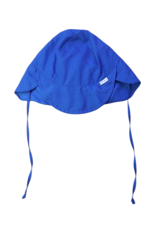 A Blue Sun Hats from i play in size 6-12M for boy. (Front View)