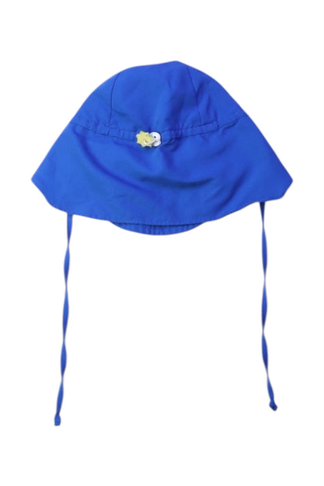 A Blue Sun Hats from i play in size 6-12M for boy. (Back View)