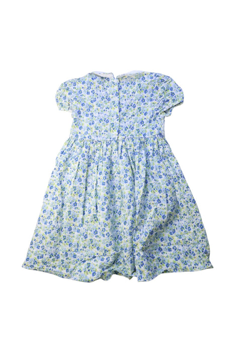 A Blue Short Sleeve Dresses from Polo Ralph Lauren in size 5T for girl. (Back View)