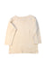 A Ivory Long Sleeve T Shirts from Petit Bateau in size 2T for girl. (Back View)