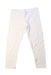 A White Leggings from Petit Bateau in size 3T for girl. (Front View)