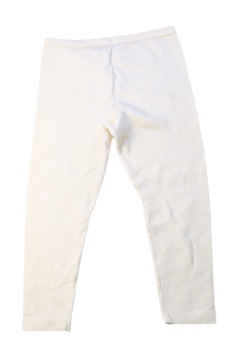 A White Leggings from Petit Bateau in size 3T for girl. (Back View)