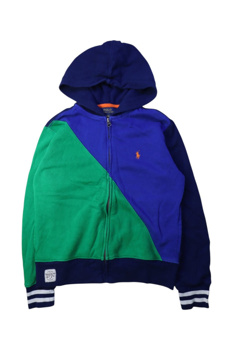 A Multicolour Zippered Sweatshirts from Polo Ralph Lauren in size 8Y for boy. (Front View)