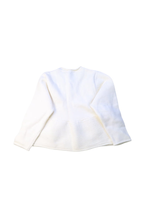 A White Cardigans from Dior in size 3T for girl. (Back View)