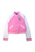 A Pink Lightweight Jackets from Polo Ralph Lauren in size 12Y for girl. (Front View)