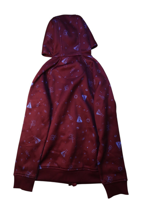 A Burgundy Hooded Sweatshirts from Burton in size 10Y for boy. (Back View)