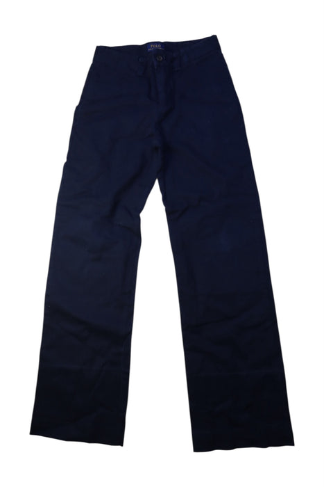 A Navy Casual Pants from Polo Ralph Lauren in size 10Y for boy. (Front View)