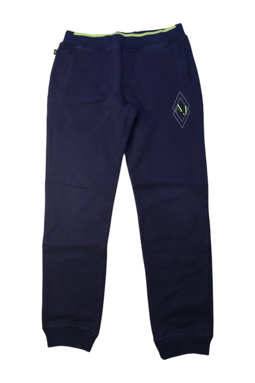 A Navy Sweatpants from Armani in size 10Y for boy. (Front View)