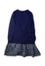 A Navy Long Sleeve Dresses from Polo Ralph Lauren in size 12Y for girl. (Back View)