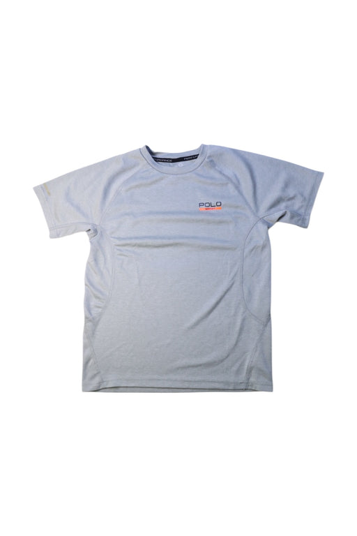 A Grey Short Sleeve T Shirts from Polo Ralph Lauren in size 8Y for neutral. (Front View)