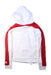 A White Hooded Sweatshirts from Adidas in size 14Y for girl. (Back View)