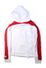 A White Hooded Sweatshirts from Adidas in size 14Y for girl. (Back View)