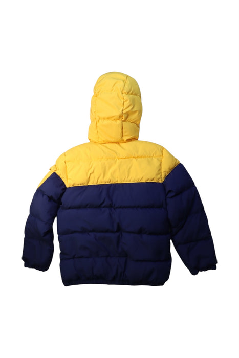 A Navy Puffer/Quilted Jackets from Polo Ralph Lauren in size 8Y for boy. (Back View)