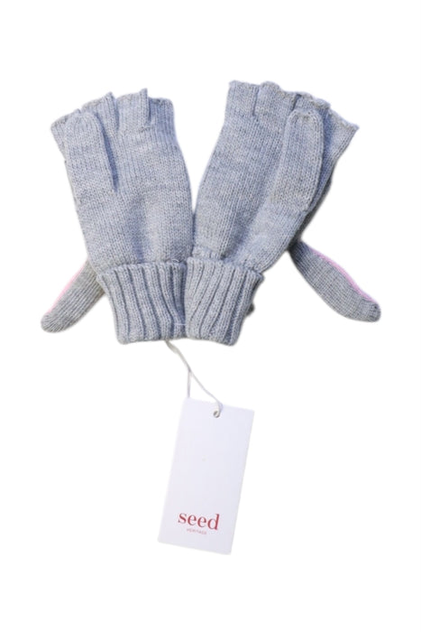 A Grey Gloves & Mittens from Seed in size O/S for girl. (Back View)