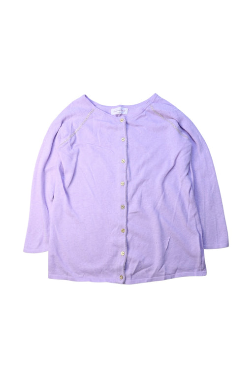 A Purple Cardigans from Excuse My French in size 8Y for girl. (Front View)