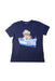 A Navy Short Sleeve T Shirts from Moschino in size 8Y for boy. (Front View)