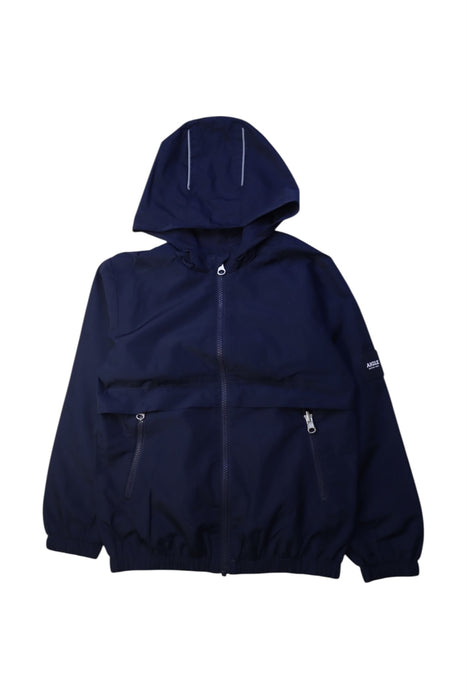A Navy Rain Jackets from Aigle in size 8Y for neutral. (Front View)