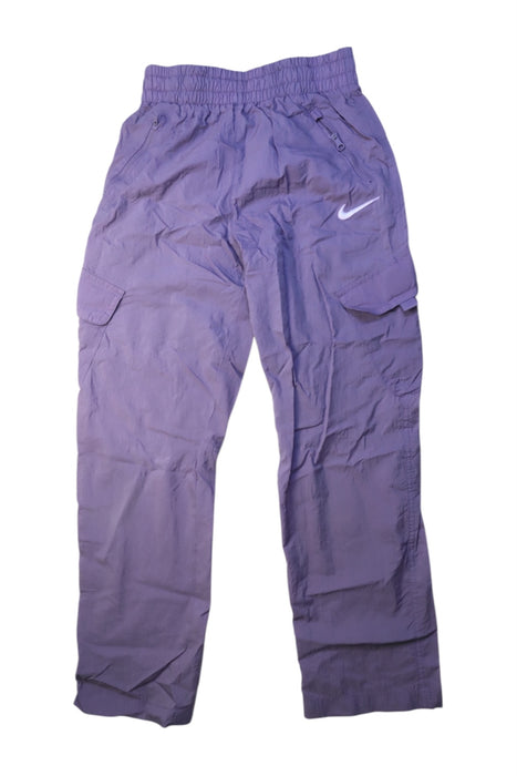 A Purple Active Pants from Nike in size 10Y for girl. (Front View)