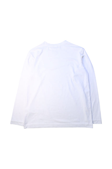 A White Long Sleeve T Shirts from Patagonia in size 10Y for neutral. (Back View)
