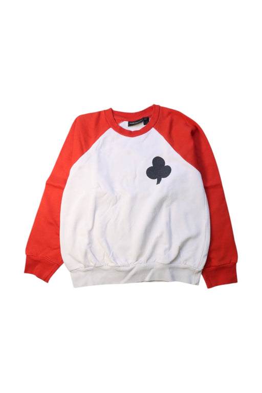 A Red Crewneck Sweatshirts from Mini Rodini in size 7Y for boy. (Front View)